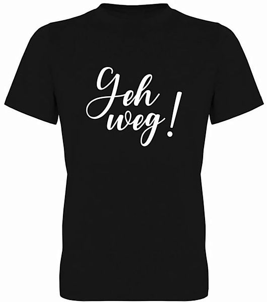 G-graphics T-Shirt Geh weg! Herren T-Shirt, mit Frontprint, mit Spruch / St günstig online kaufen