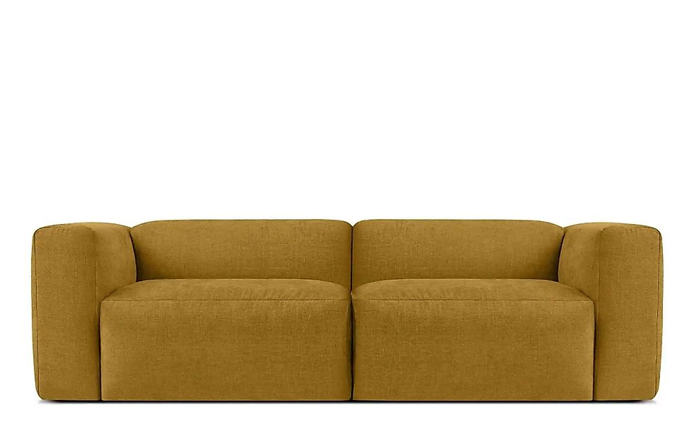 KONSIMO Einzelsofa  Buffo ¦ gelb ¦ Maße (cm): B: 250 H: 73 Polstermöbel > S günstig online kaufen