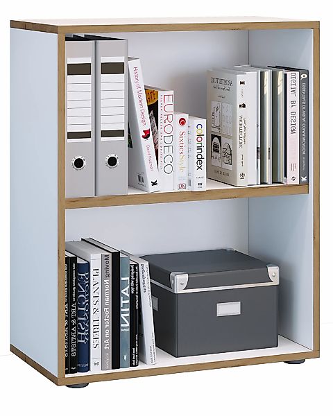 VCM Aktenregal "VCM Holzregal stehend  platzsparender Aktenschrank  Maße ca günstig online kaufen