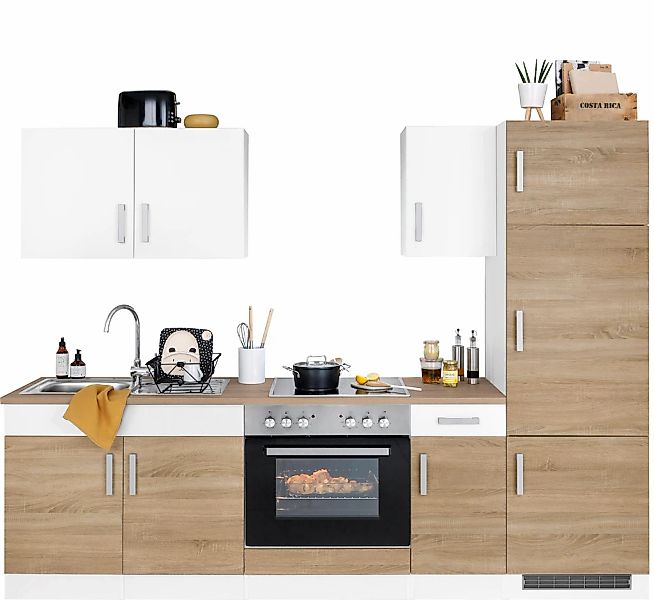 KOCHSTATION Küchenzeile "KS-Gera", Breite 270 cm, wahlweise mit E-Geräten, günstig online kaufen