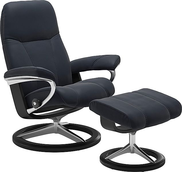 Stressless "Consul" Set, Relaxsessel mit Hocker, mit Hocker, mit Signature günstig online kaufen