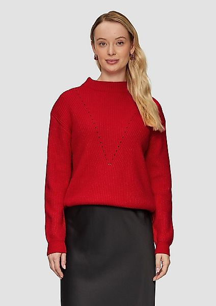 s.Oliver Longpullover Strickpullover Weicher Strickpullover im Relaxed Fit günstig online kaufen