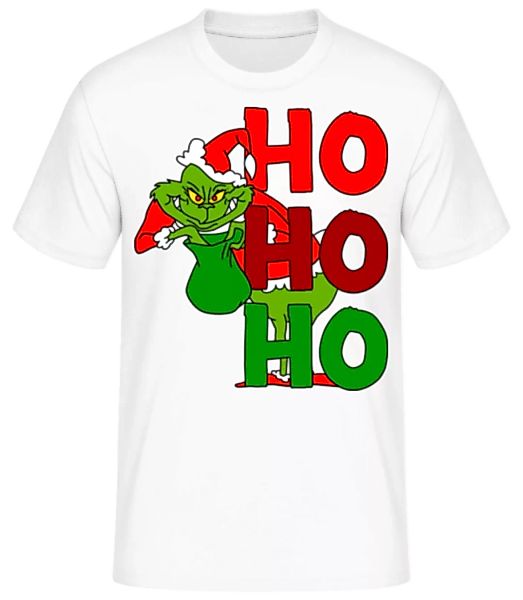 Grinch Ho Ho Ho · Männer Basic T-Shirt günstig online kaufen