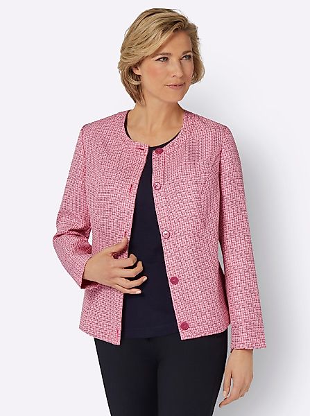 Sieh an! Blusenblazer Bouclé-Blazer günstig online kaufen