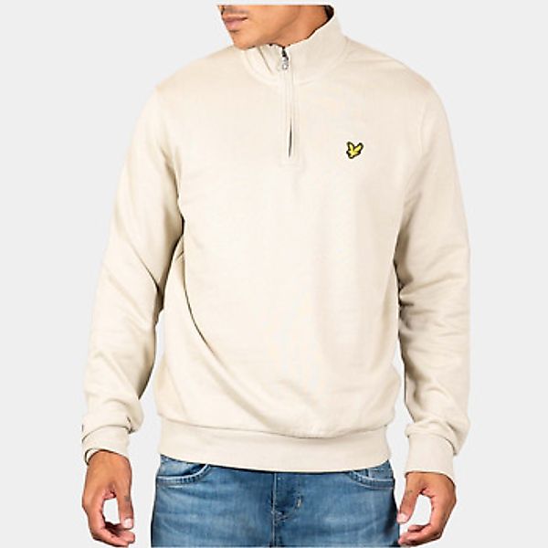Lyle & Scott  Pullover Loopback quarter zip sweat - grey taupe günstig online kaufen