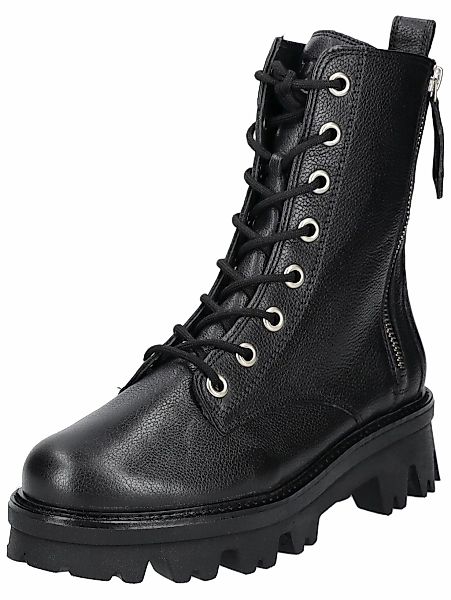 Paul Green Paul Green 8146-00 Damen Glattleder schwarz Schnürstiefel günstig online kaufen