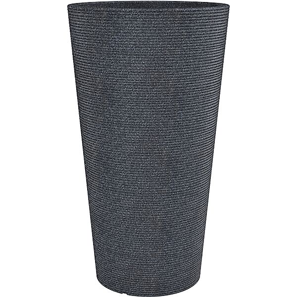 Scheurich Pflanzgefäß Coneo High Ø 28,5 cm Schwarz Granit günstig online kaufen