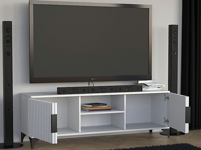 Beautysofa TV-Schrank HOME RTV mit Lamellen günstig online kaufen