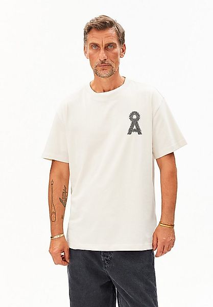 Armedangels T-Shirt AADRU Å ZICK ZACK T-Shirt aus Bio-Baumwolle Oversized F günstig online kaufen