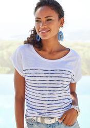 Beachtime T-Shirt "mit Streifendesign" aus weicher Baumwoll-Qualität günstig online kaufen