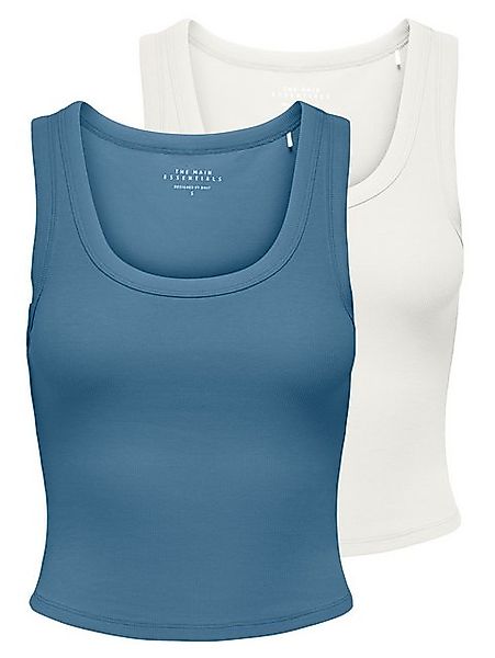 ONLY Tanktop ONLEASY S/L TANK TOP JRS 2 PACK (Set, 2-tlg) günstig online kaufen