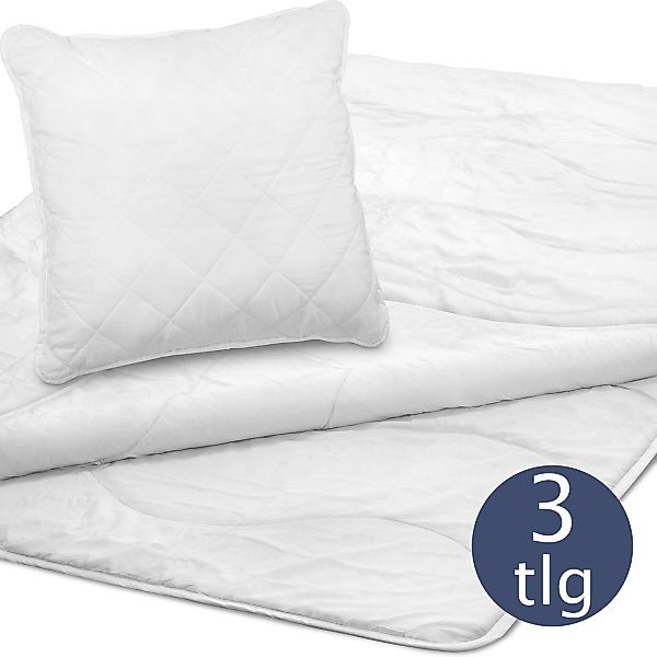 bonsport 4-Jahreszeitenbett + Kunstfaserkissen 4-Jahreszeiten Bettdecke günstig online kaufen
