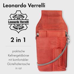 LEONARDO VERRELLI Kellnerbörse LV0054 aus Echtleder, günstig online kaufen