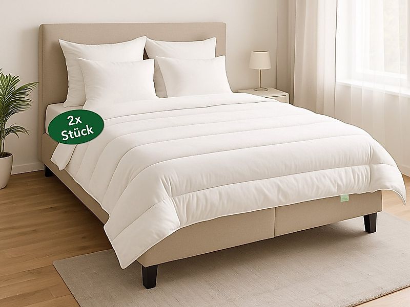 Dreamstar Microfaserbettdecke Eco, Bettdecken 2er-Set - 4-Jahreszeiten, Gan günstig online kaufen