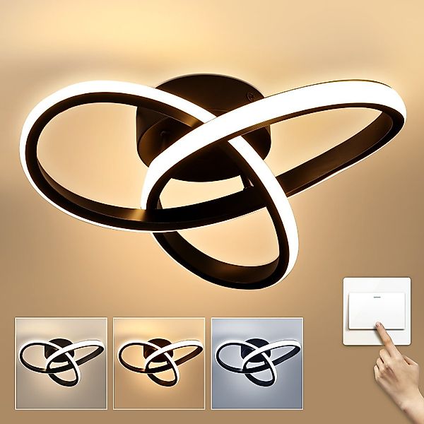 WILGOON Deckenleuchte 30W LED Deckenlampe Kleeblatt günstig online kaufen