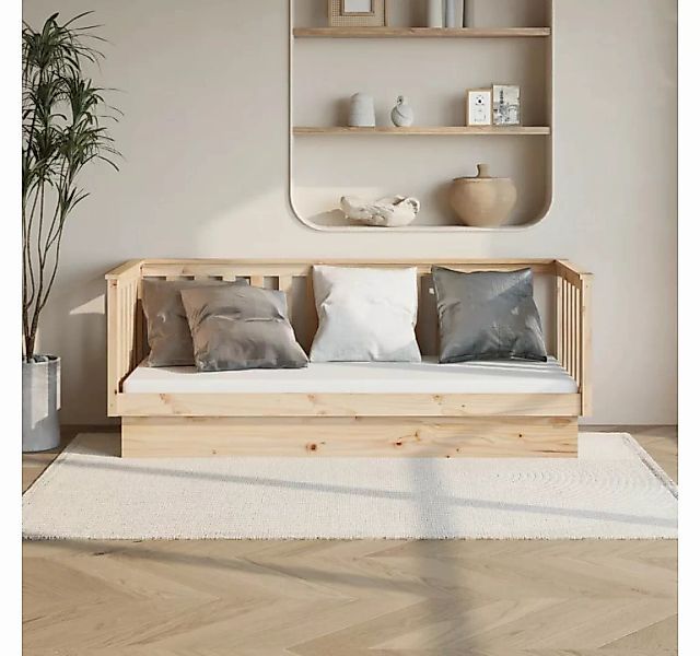 furnicato Bett Tagesbett 75x190 cm Massivholz Kiefer günstig online kaufen
