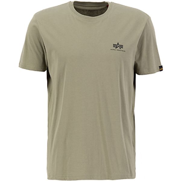 Alpha Industries  T-Shirts & Poloshirts Basic T-Shirt SL - olive günstig online kaufen