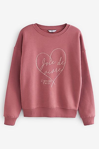 Next Sweatshirt Sweatshirt mit Herz-Grafik aus günstig online kaufen