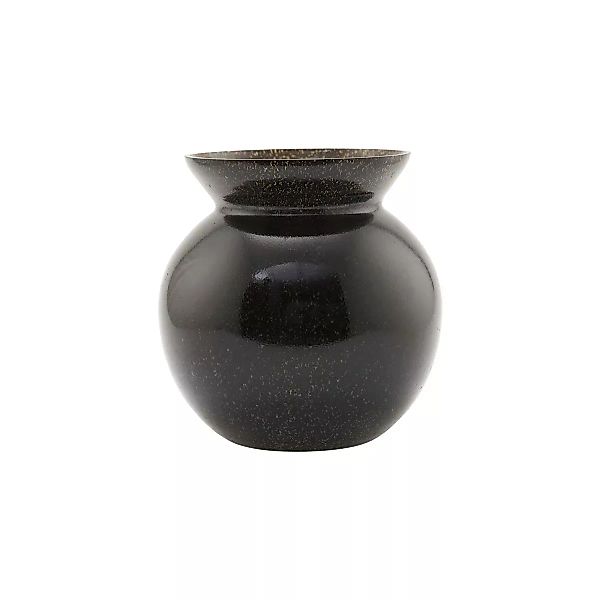 Klassische Vase Chenna aus Glas in Schwarz günstig online kaufen