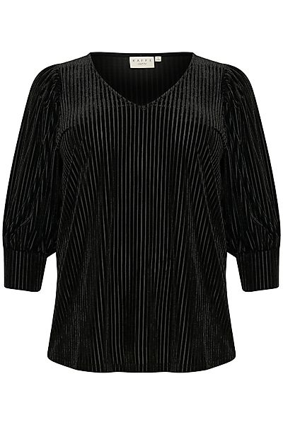 KAFFE Curve Langarmbluse Langarm-Bluse KCcacanna Große günstig online kaufen