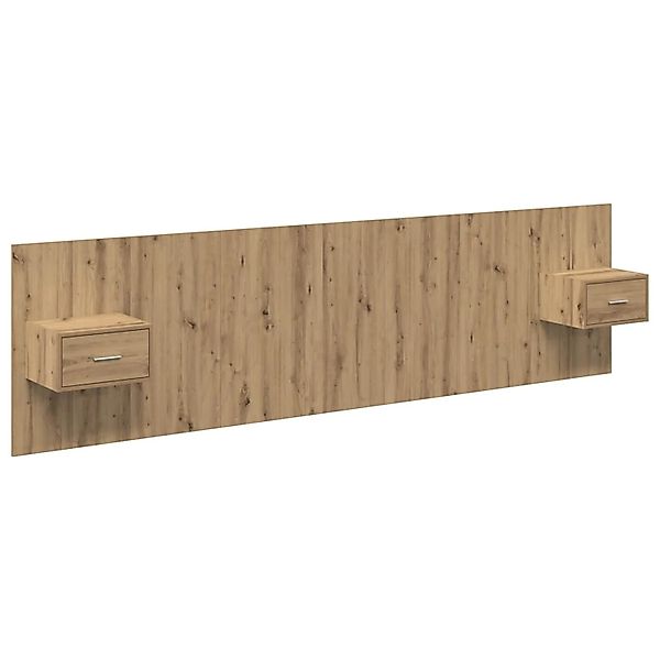 vidaXL Kopfteil mit Schrank 3 Stk Artisan-Eiche Holzwerkstoff 3415964 günstig online kaufen