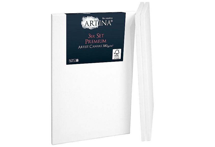 Artina Leinwand Premium, Keilrahmen 3er Set 30x40cm günstig online kaufen