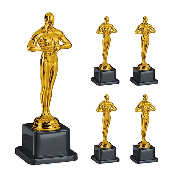 relaxdays Dekofigur Siegerfigur 5er Set (5er günstig online kaufen