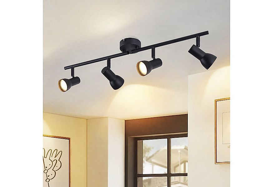 Nettlife Deckenstrahler 4 Flammig Deckenleuchte GU10 Deckenspots Modern Inn günstig online kaufen