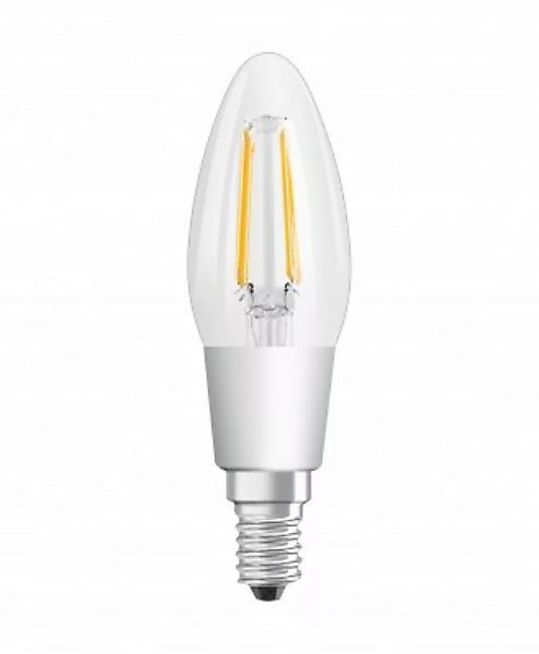 OSRAM LED GLOWDIM CLASSIC B 40 BLI DIM Tunable White Filament Klar E14 Kerz günstig online kaufen