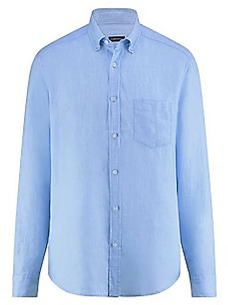 Leinenhemd Louis Sayn blau günstig online kaufen