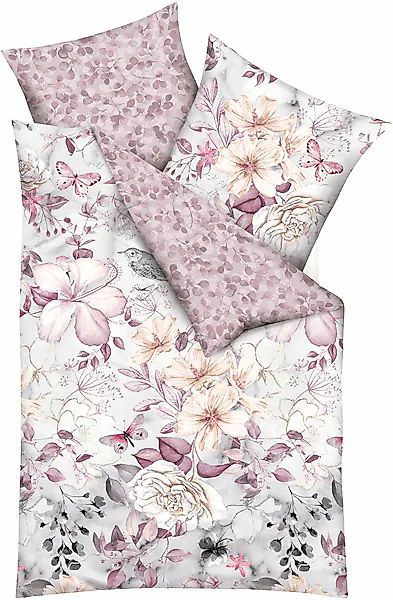 Kaeppel Wendebettwäsche »Green Garden« 2 Stk. tlg. Mit Blumenmuster günstig online kaufen