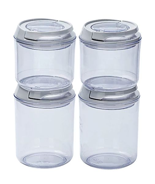WENKO 4-er Set Frischhaltedosen, Vorratsdosen Luftdicht, Behälter für die K günstig online kaufen