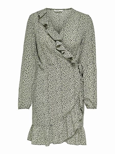 Only Carly Kurzes Kleid 42 Seagrass / Aop Multi Dot günstig online kaufen