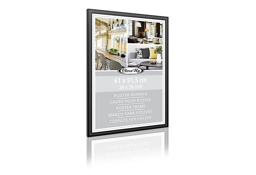 Close Up Bilderrahmen Posterrahmen 61 x 91,5 cm Holzdekor schwarz günstig online kaufen