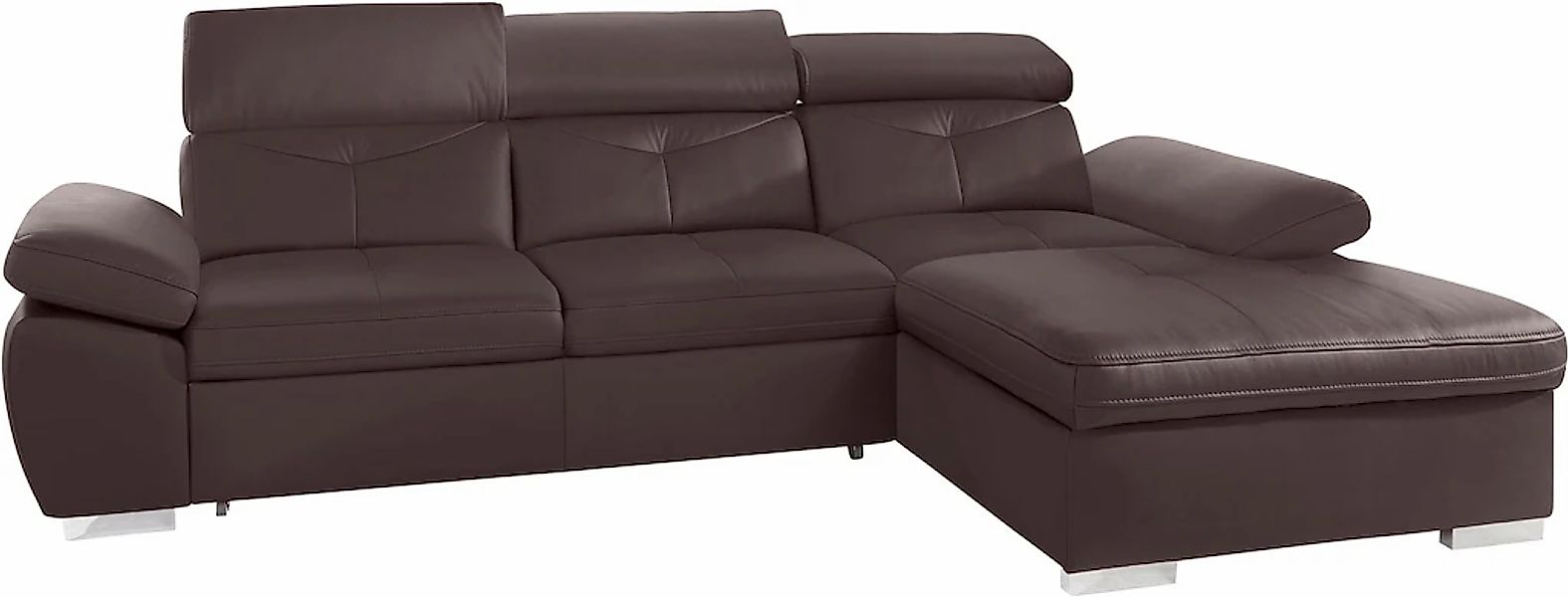 exxpo - sofa fashion Ecksofa "Spring, super bequem, mit Armteil- und Kopfte günstig online kaufen