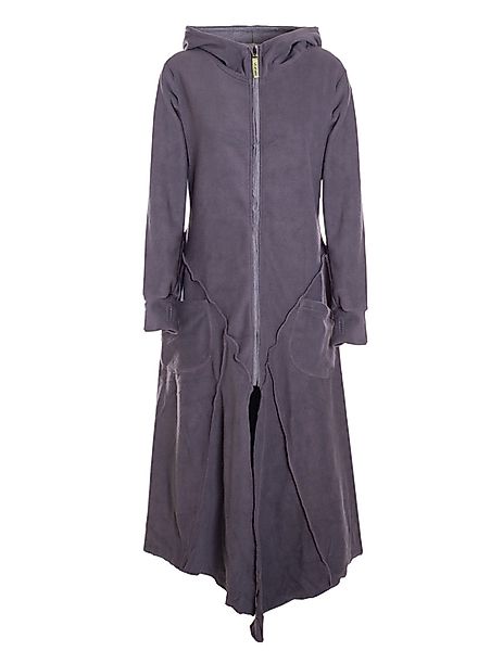 Vishes Langmantel Fleece Übergangsmantel im asymmetrischen günstig online kaufen