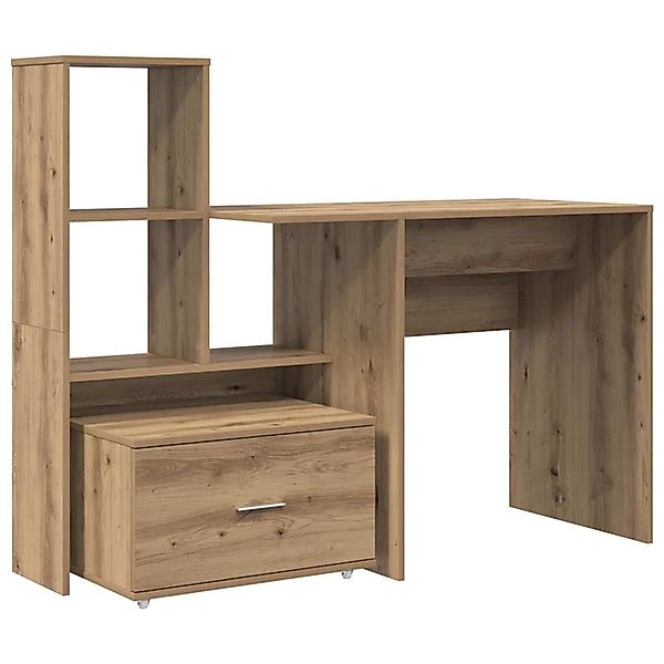 vidaXL Schreibtisch Artisan-Eiche 131,5 x 50 x 106,5 cm Holzwerkstoff 33372 günstig online kaufen