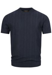 Indicode T-Shirt INVarson mit vertikalem Strickmuster günstig online kaufen