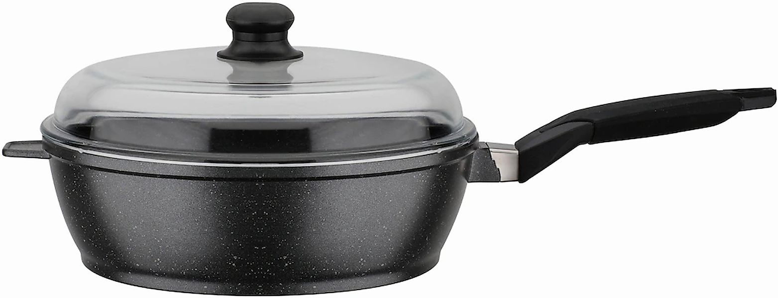 GSW Schmorpfanne "Titanium Granit" Aluminiumguss 1 Stk. tlg. Induktion günstig online kaufen
