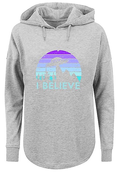 F4NT4STIC Kapuzenpullover "I BELIEVE UFO Alien Raumschiff Retro" Premium Qu günstig online kaufen