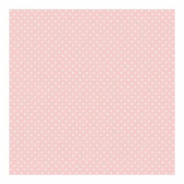 Bilderwelten Kindertapete No.YK57 Weiße Punkte auf Rosa rosa Gr. 240 x 240 günstig online kaufen