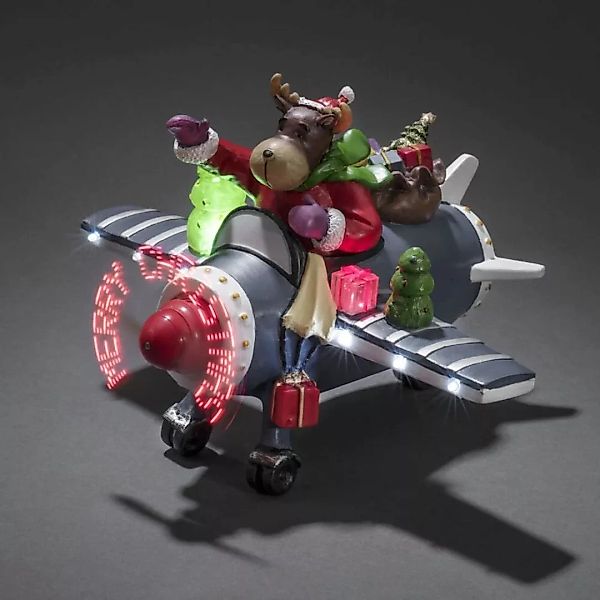 LED Deko Figur Flieger in Mehrfarbig 6x 0,06W günstig online kaufen
