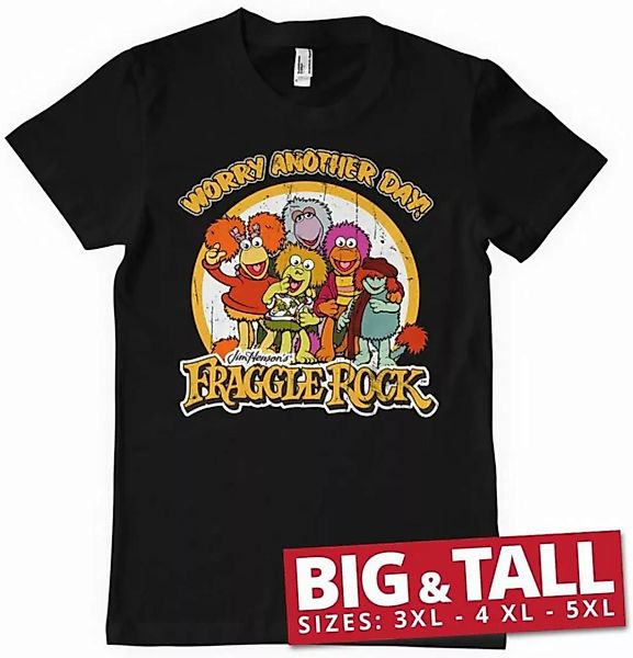 Fraggle Rock T-Shirt Worry Another Day Big & Tall T-Shirt günstig online kaufen