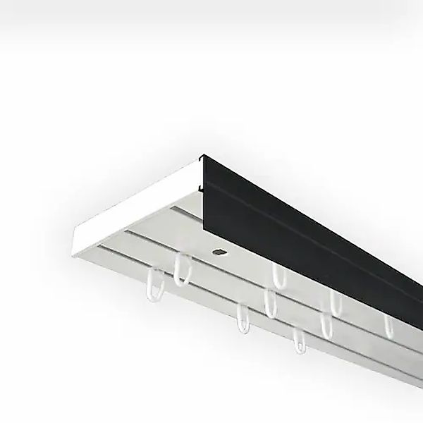 SN DECO GROUP Gardinenschiene "Vorhangschiene SH mit Blende" 3 läufig-läufi günstig online kaufen