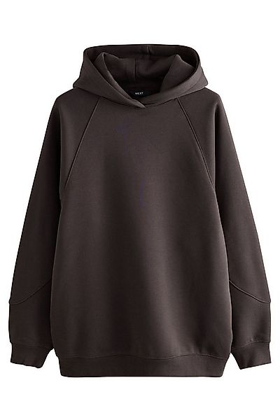 Next Kapuzenpullover Langes Oversized Relaxed Fit Hoodie mit Ziernähten (1- günstig online kaufen