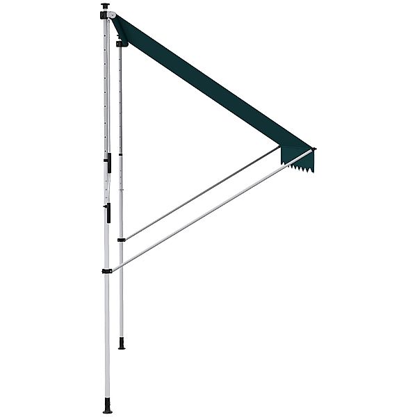 Outsunny Tenda da Sole 2x1.5m per Esterno a Rullo con Manovella, Telaio Tel günstig online kaufen