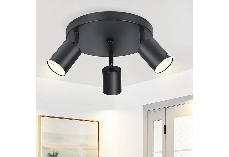 ZMH LED Deckenstrahler Modern Deckenleuchte- GU10 Drehbar Wandstrahler 350° günstig online kaufen