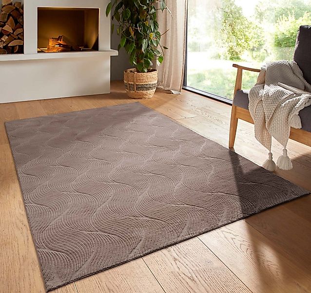 TaraCarpet Teppich TaraCarpet Homestyle 392 Shell, rund, Höhe: 10 mm, Fello günstig online kaufen
