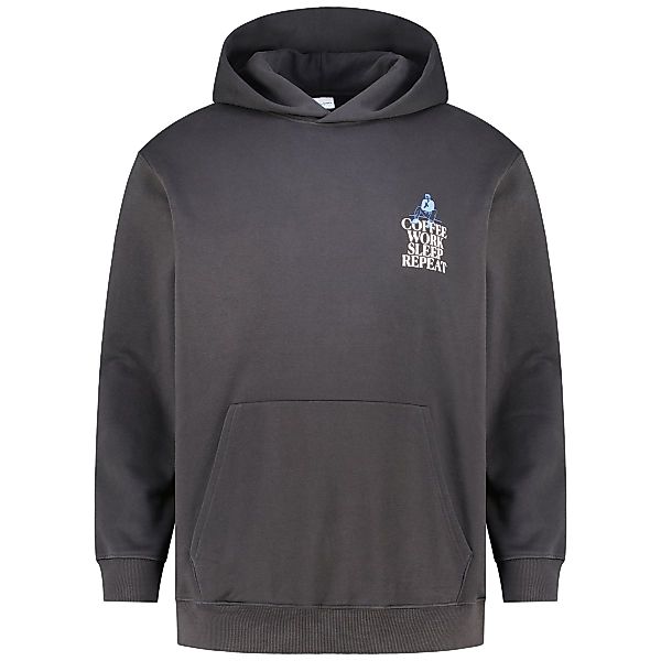Jack&Jones Hoodie mit Motiv-Print Farbe schwarz Größe: 7XL günstig online kaufen