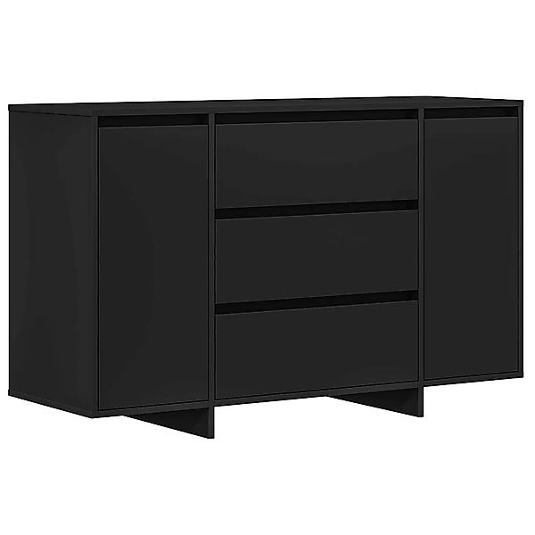 vidaXL Sideboard Sideboard mit Schubladen Schwarz günstig online kaufen